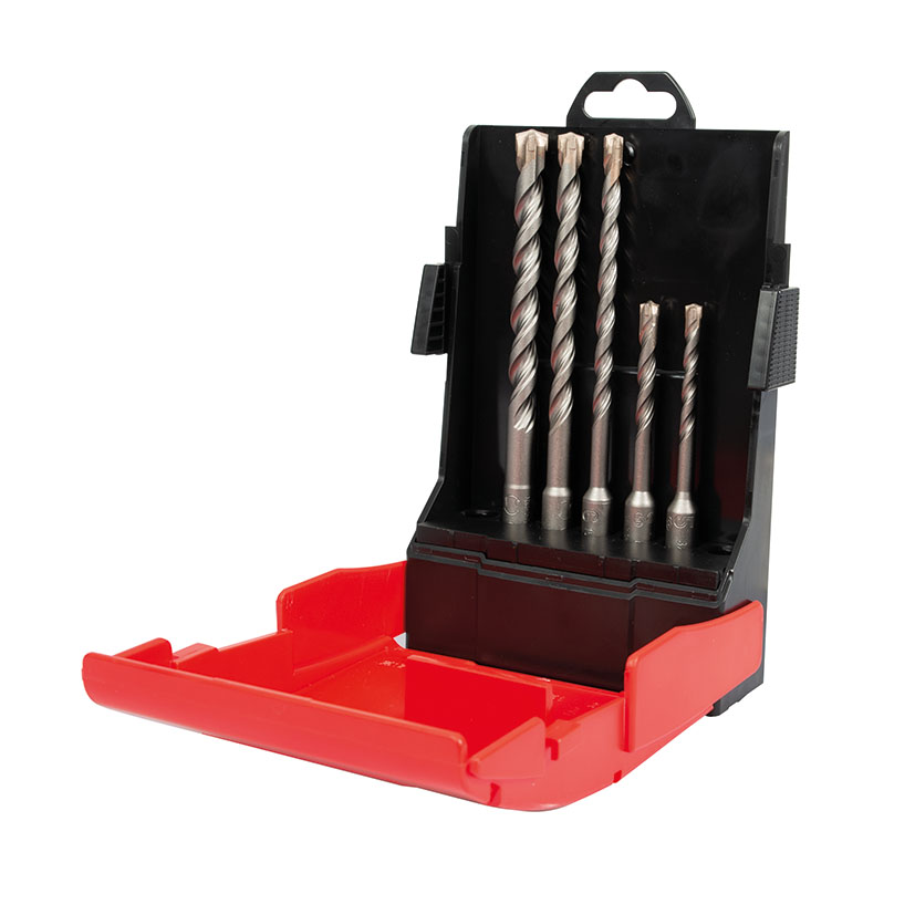 Juego brocas piedra SDS-Plus 5 Und RATIO 4 Power