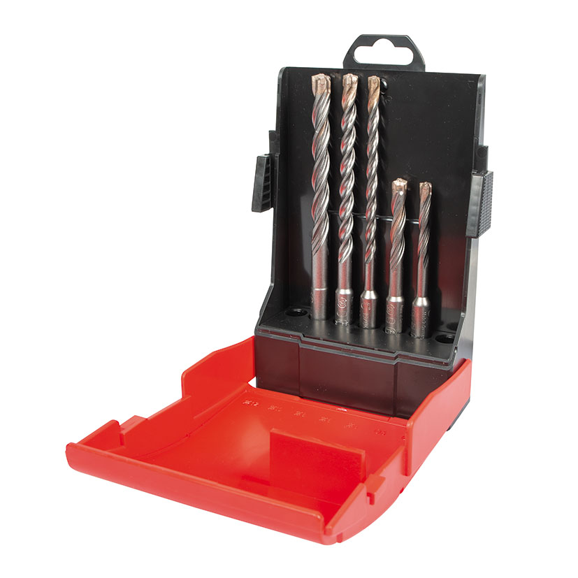 Juego brocas piedra 5 Unid RATIO SDS Plus Trijet