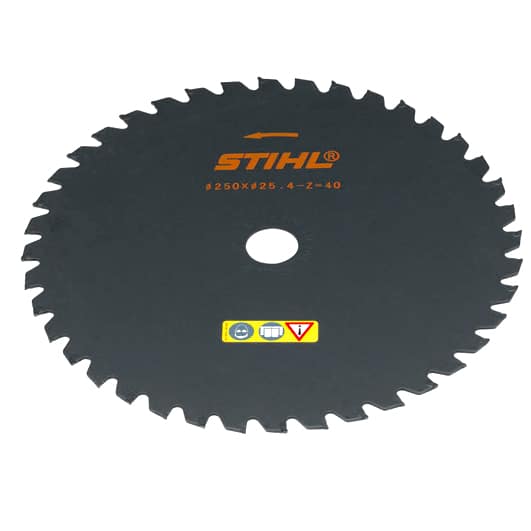 Disco cortahierbas ø 250-40 metal duro (25,4 mm)