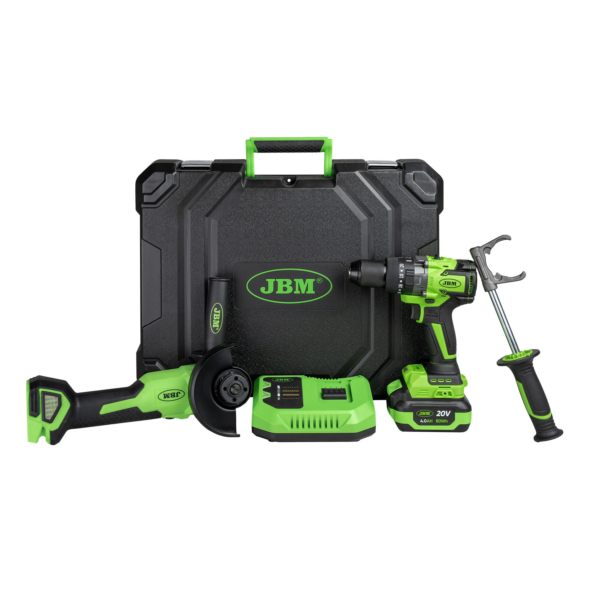 KIT Amoladora angular + Taladro Percutor 20V