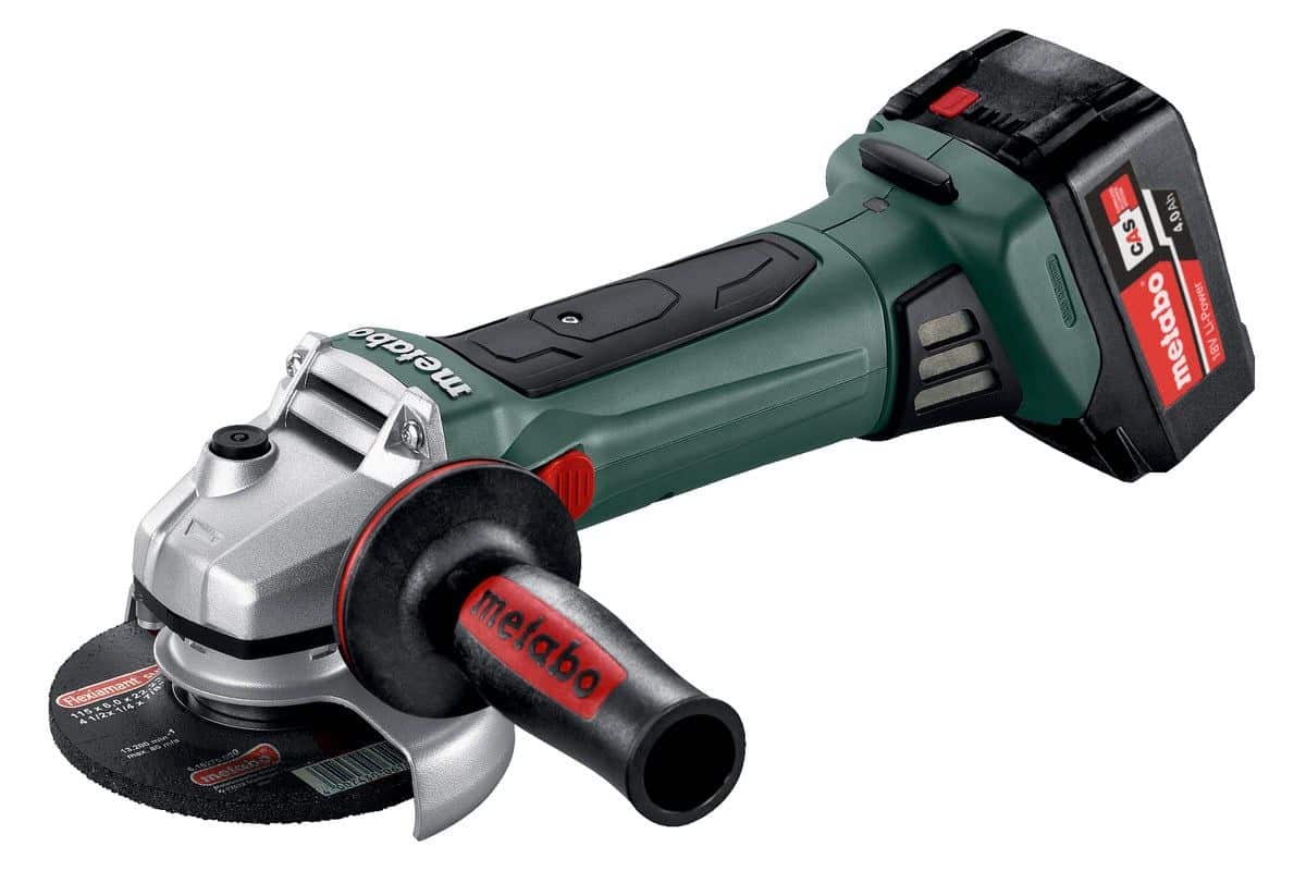 Amoladora METABO W 18 LTX 125 quick (2x 4.0 ah)