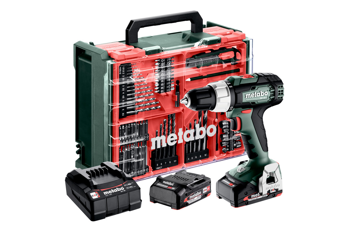 Taladro percutor METABO SB 18 L set taller 2x2.0ah