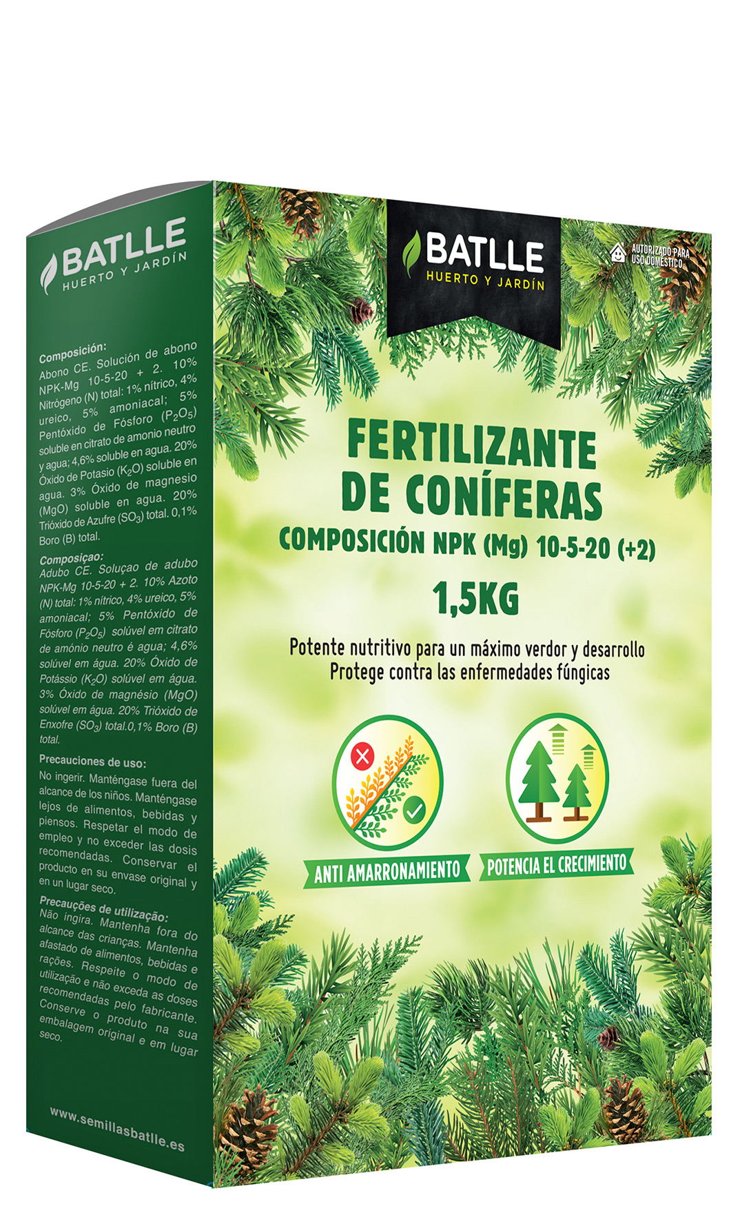Fertilizante Coniferas caja 1.5 kg