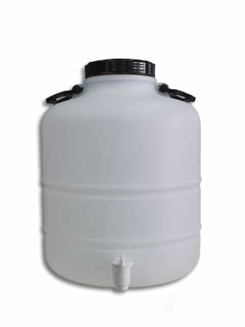 Bidon cilindrico 30l ø 130 grifo con tapa