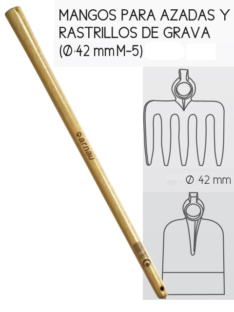 Mango azada 42 x 1200 (m5)