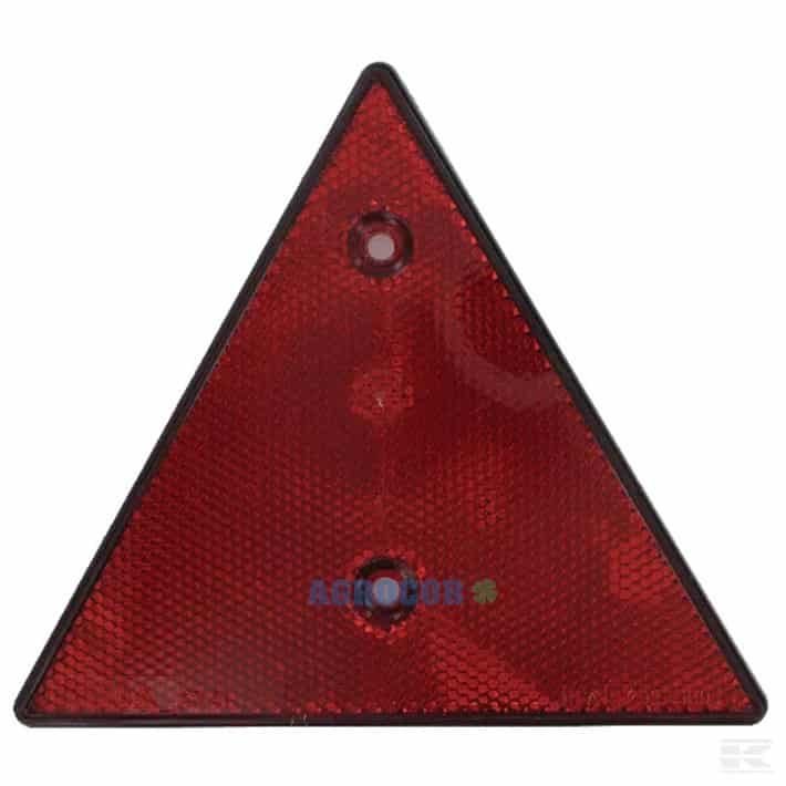 Reflector triangular 155x137 mm (2 orificios)
