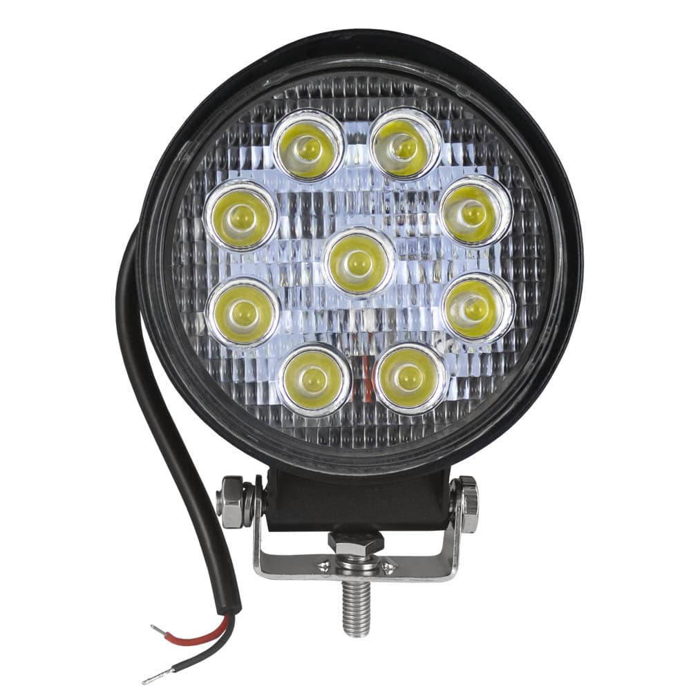 Faro de trabajo redondo led 1800 lm x9 led 27w