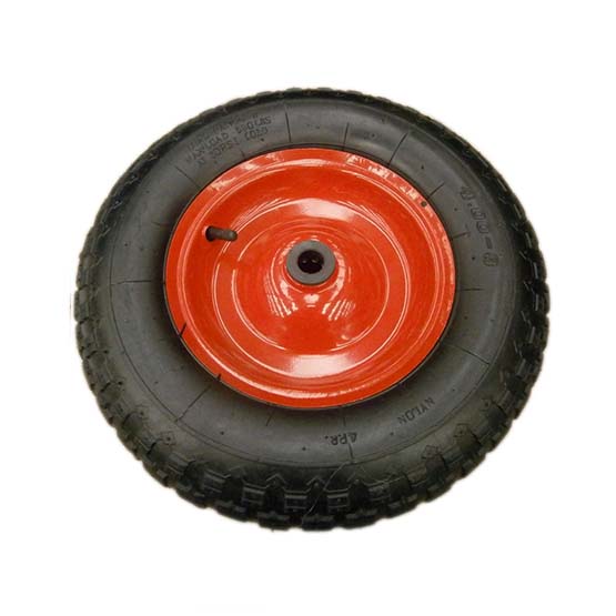 Rueda neumatica llanta metalica rodamiento 4-8"