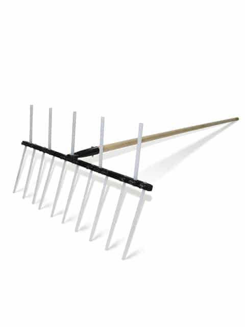 Rastrillo recogedor de tallos (doble)