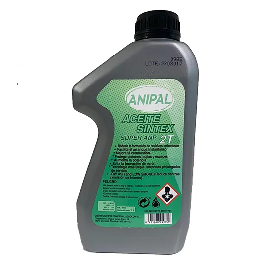 Aceite ANIPAL SINTEX SUPER ANP 2T 1 litro - Imagen 2