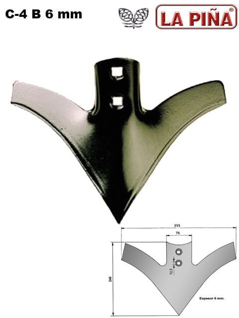 Reja binadora C4/B SN 6 mm.