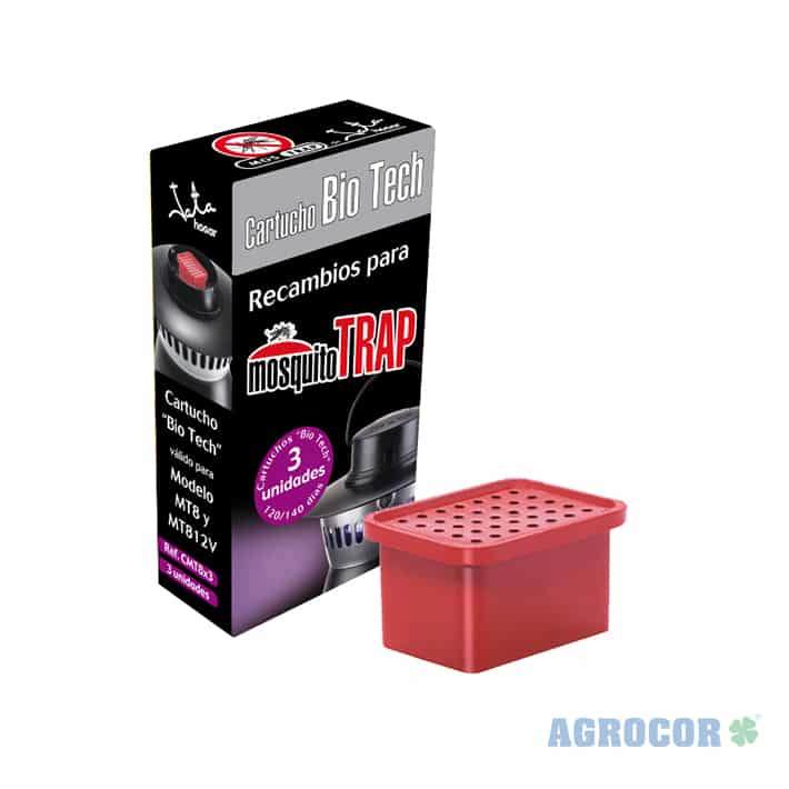 Anti mosquitos - cartucho Bio Tech MT8 (pack 3 un)