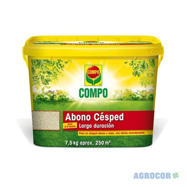 Abono cesped larga duracion 7,5 kg. COMPO