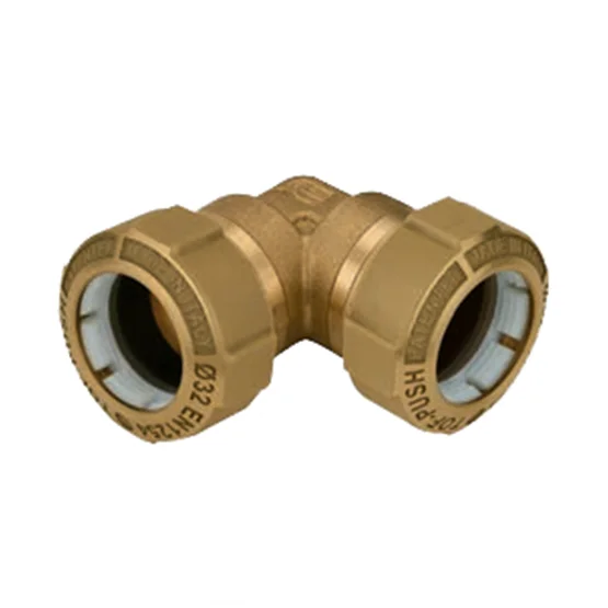 Codo igual laton P.E. 63 mm. EFFEBI