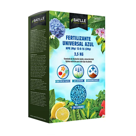 Fertilizante Universal Azul BATLLE 2,5 Kg