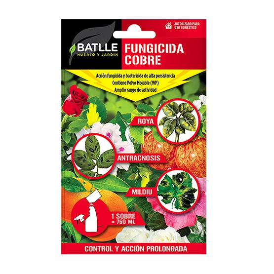 Fungicida Cobre BATLLE sobre para 5 L