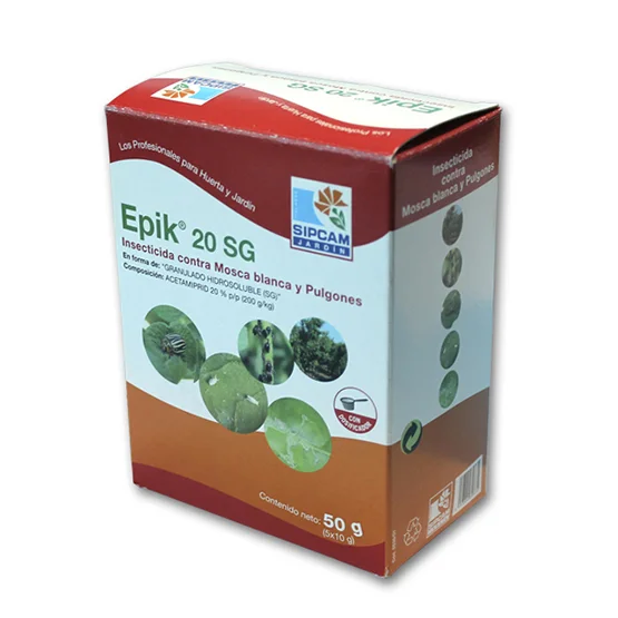 Insecticida Epik 20 SG (sobre 10 g) Acetamiprid - Imagen 3