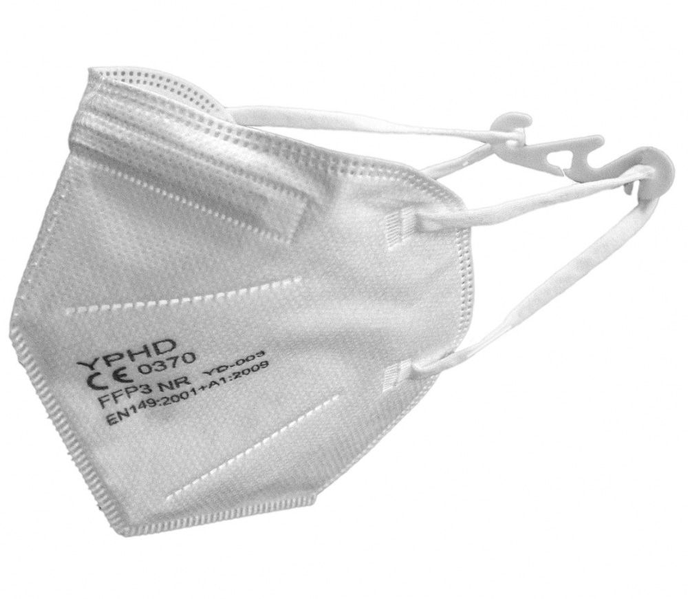 Mascarilla plegada YD-003 YPHD FFP3 sin válvula
