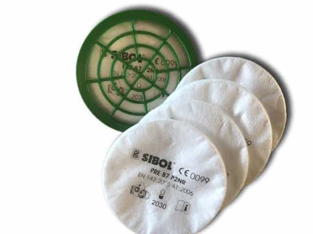 Pre filtro 87 P2 Pack Aro + 5 Prefiltros (FFP2)