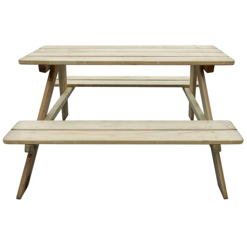 Mesa picnic madera infantil 89 x 85 x 48,5 cm