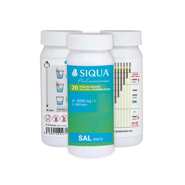 Analizador de sal tiras (20 und.)