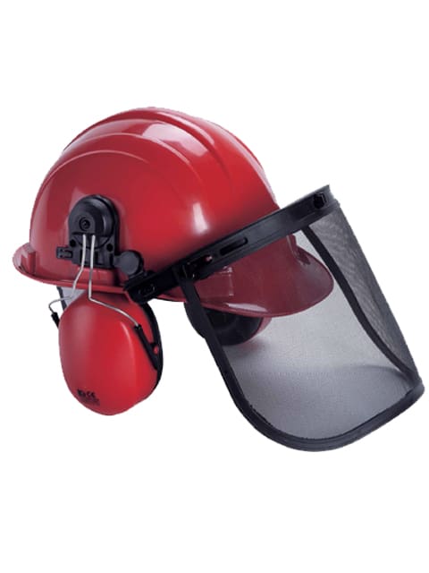 Casco forestal ROCWOOD (rejilla + auricular)