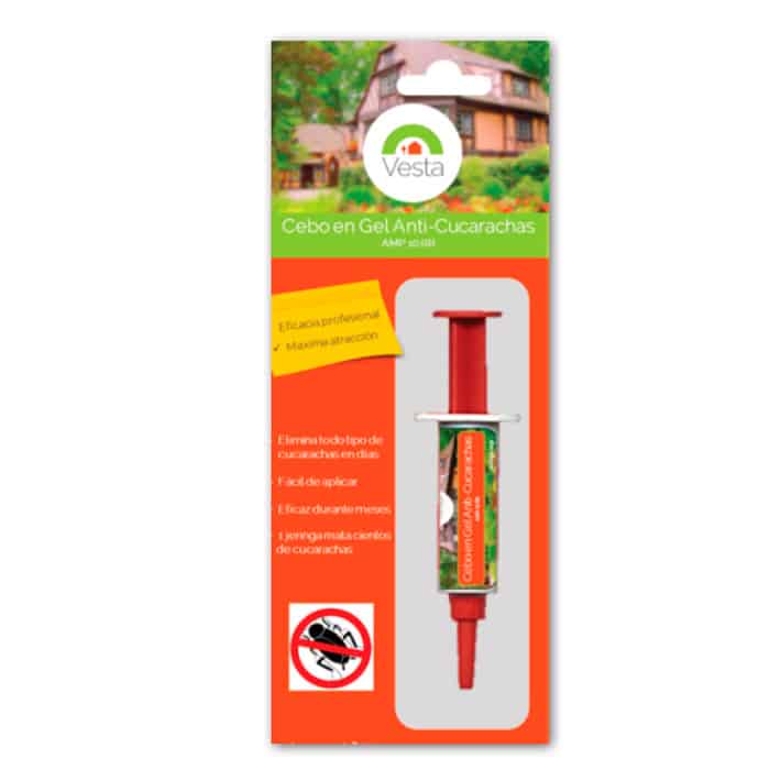 Gel Anti Cucarachas Jeringa 10 gr