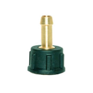 Tuerca plastica con espiga laton