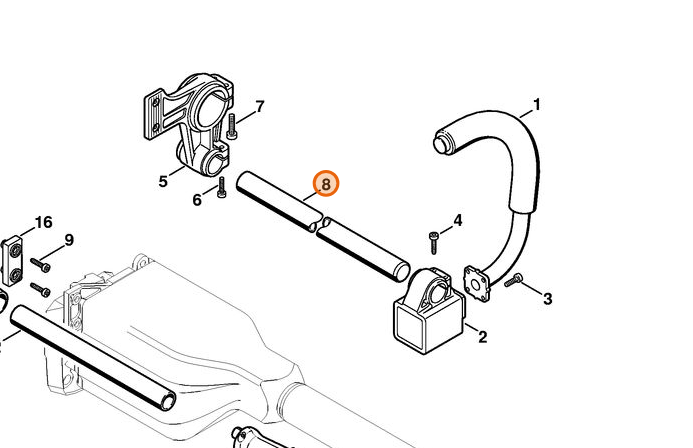 Tubo silentblock a.v. sp 400/450